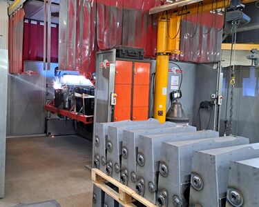 robot de soudure - parc machine - Mimault