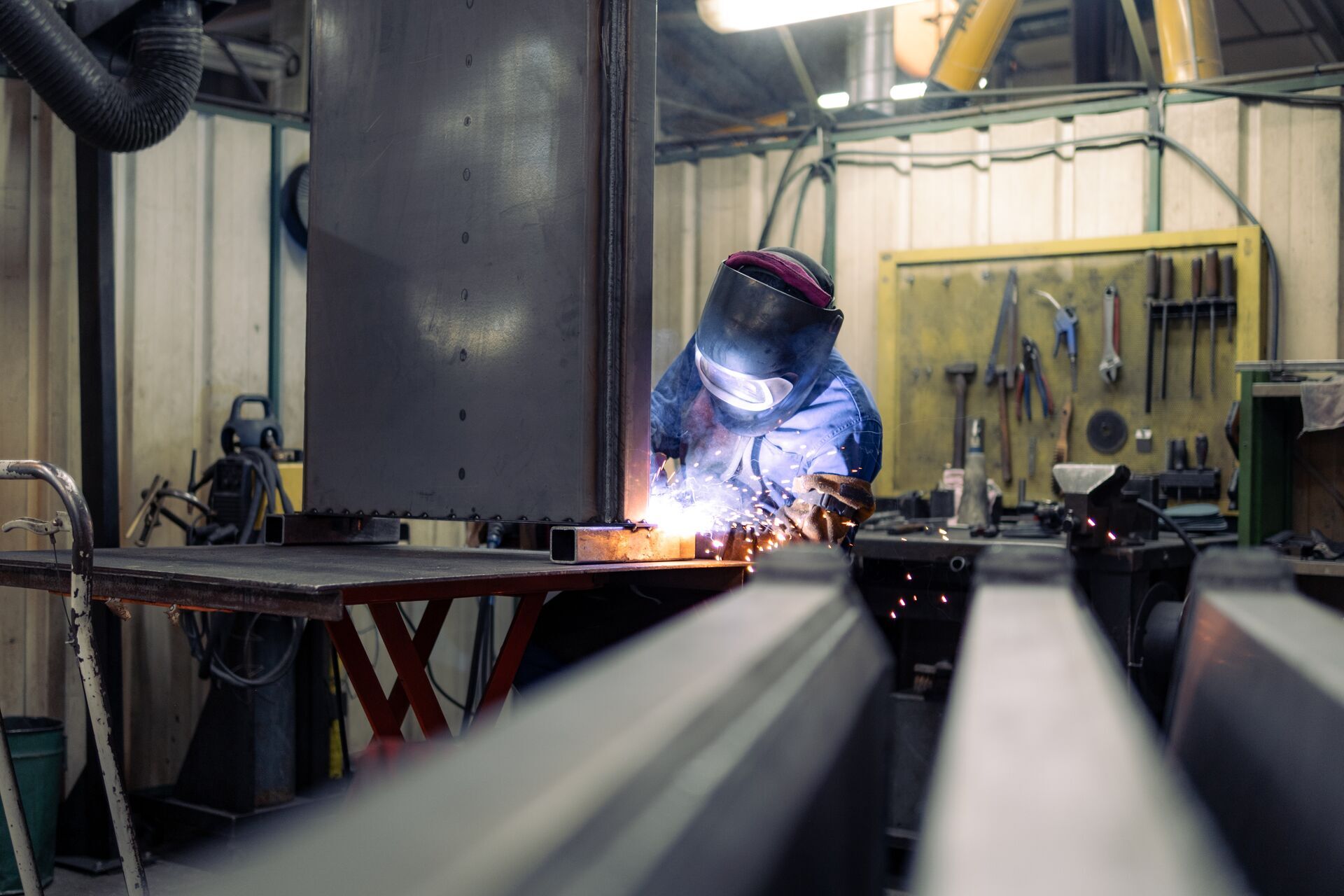 Soudure acier reservoir